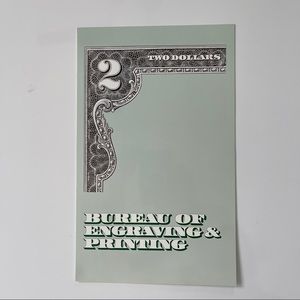 Uncut Two Dollar Bills